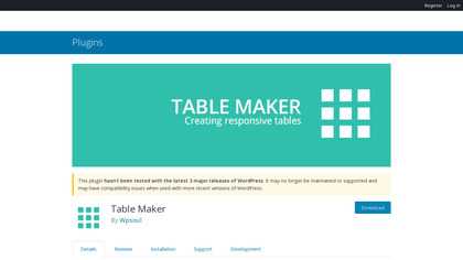Table maker image
