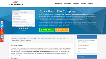 Quick Batch File Compiler screenshot