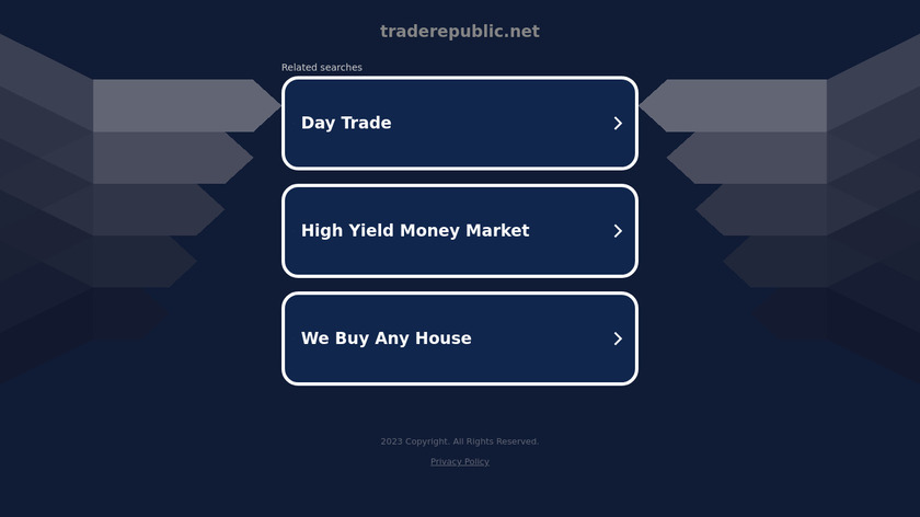 Trade Republic Landing Page