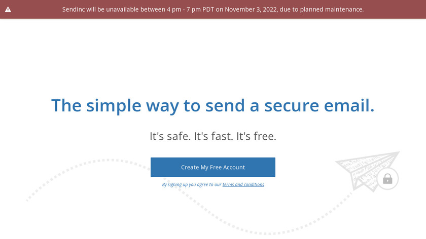 Sendinc Landing Page