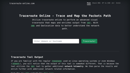 Traceroute Online image