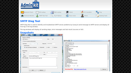 adminkit.net SMTP Diag Tool image