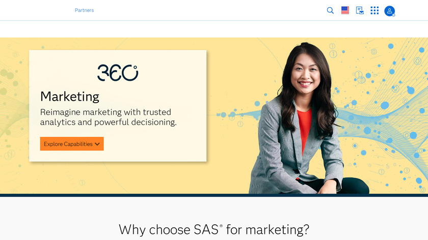 SAS Customer Intelligence Landing Page