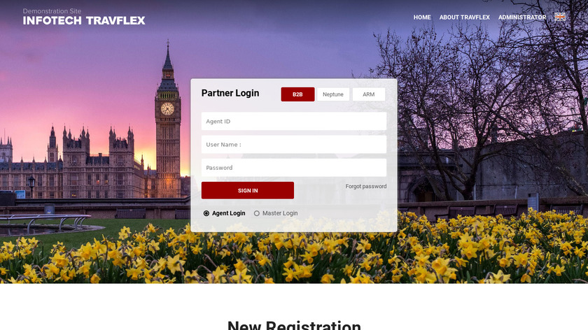 TravFlex Landing Page
