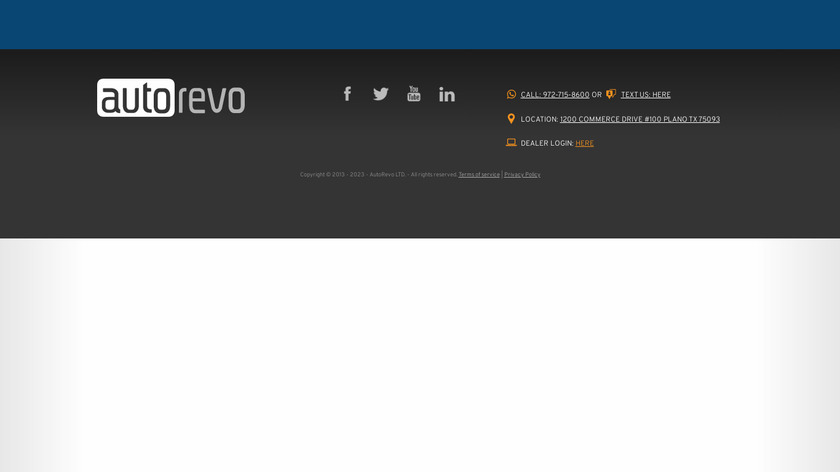 AutoRevo Landing Page