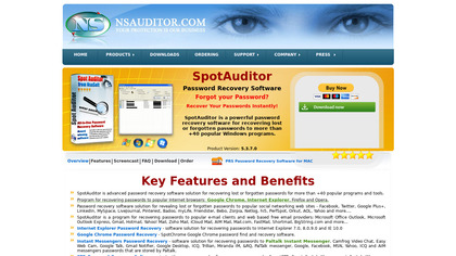 SpotAuditor Password Recovery Software image