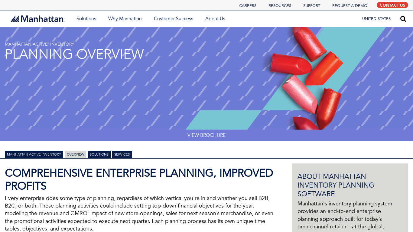 Manhattan Planning Solutions Landing page