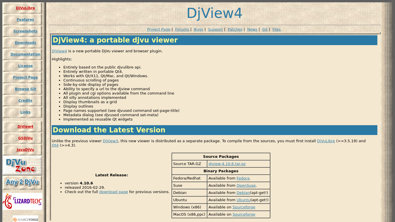 DjView4 Landing page