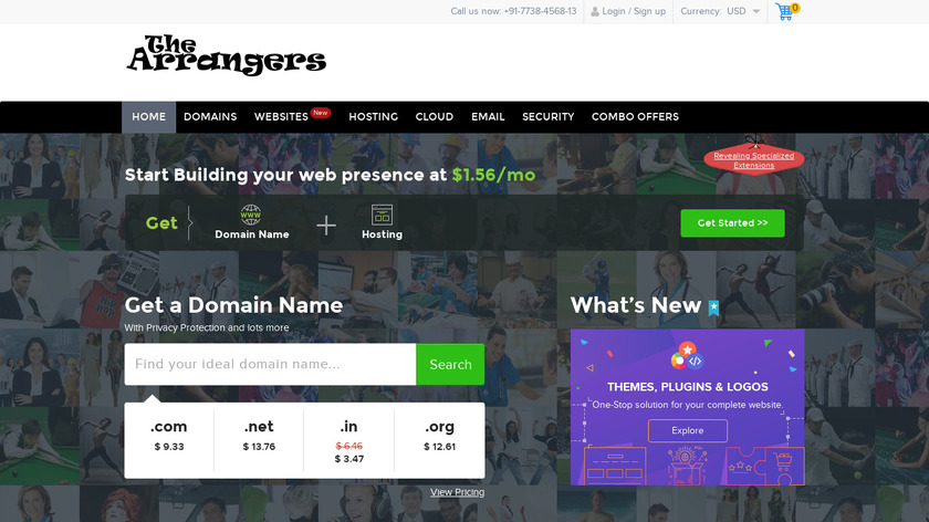 The Arrangers - Host Landing Page
