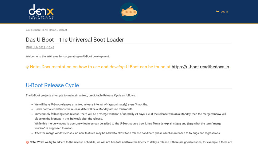U-Boot Landing Page