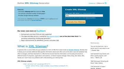Web-Site-Map.com - XML Sitemap Generator image