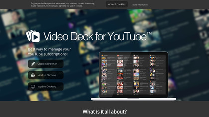 Video Deck for YouTube image
