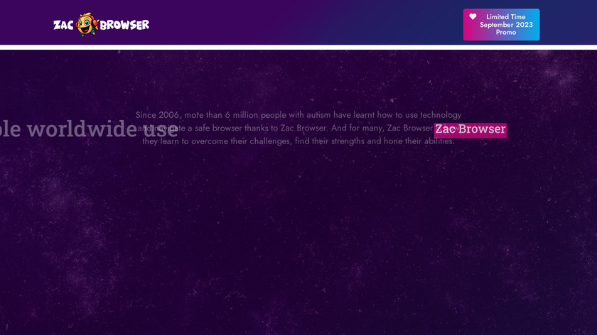 ZAC Browser Landing Page
