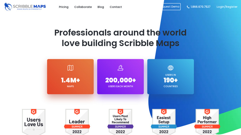 Scribble Maps Landing Page