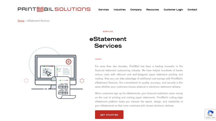 Integrated eStatements Landing Page