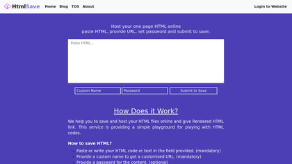 HTML Save screenshot