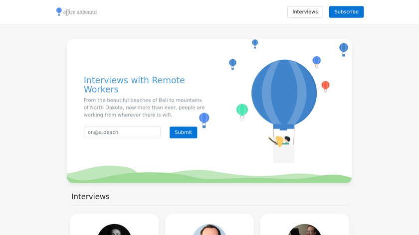 Office Unbound Landing Page