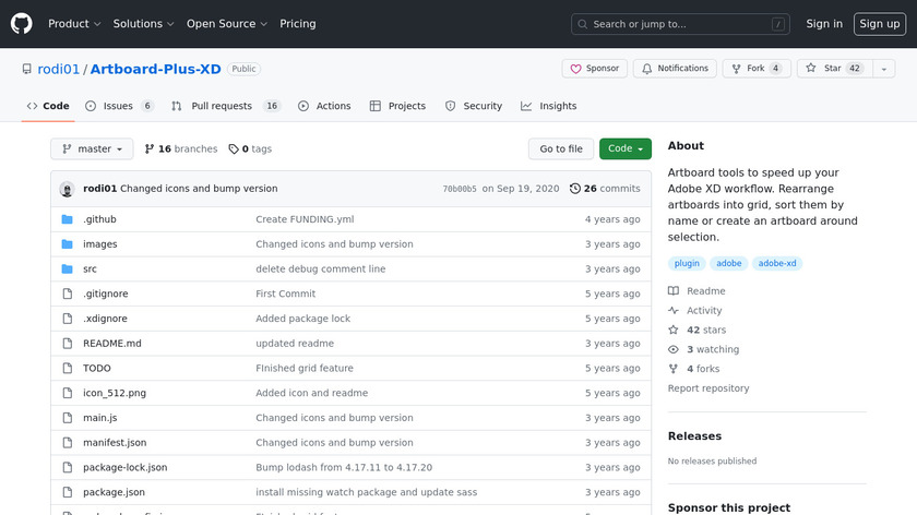 Artboard Plus Landing Page