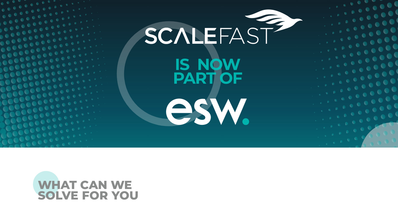 Scalefast Landing page