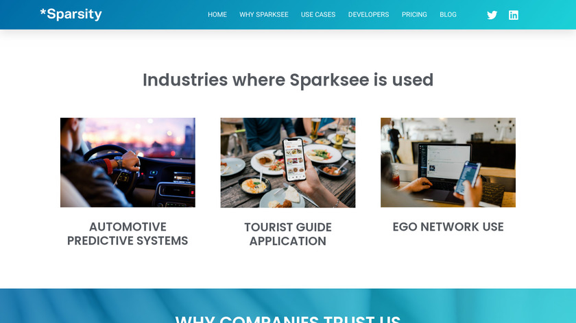 Sparksee Landing Page