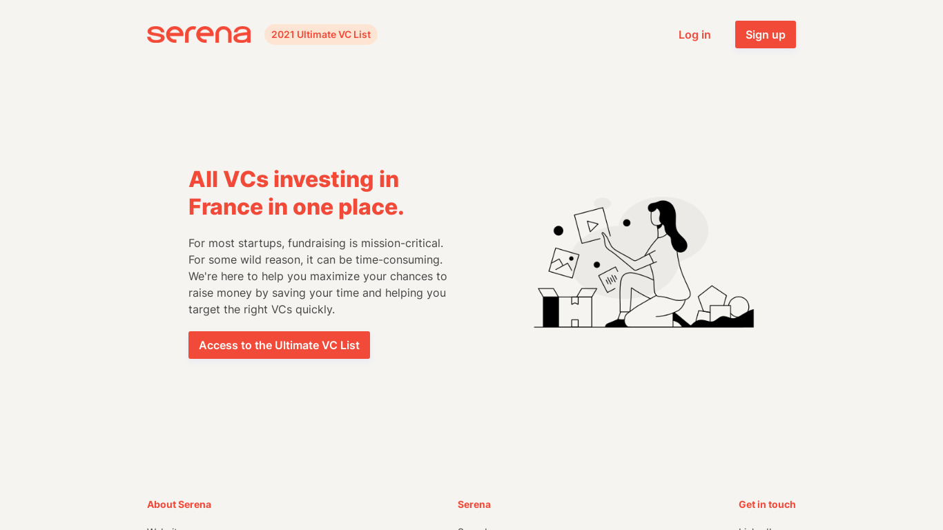 The Ultimate French VC list Landing page