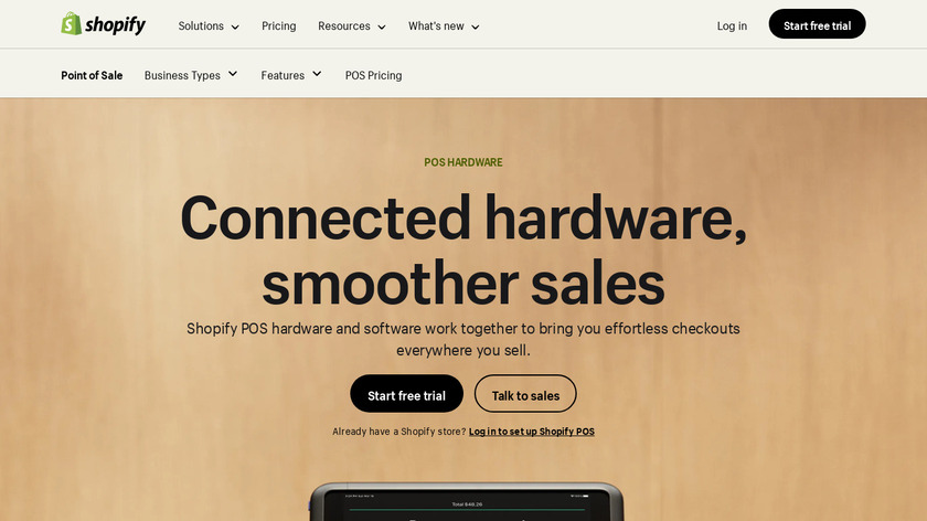 Shopify Tap & Chip Reader Landing Page