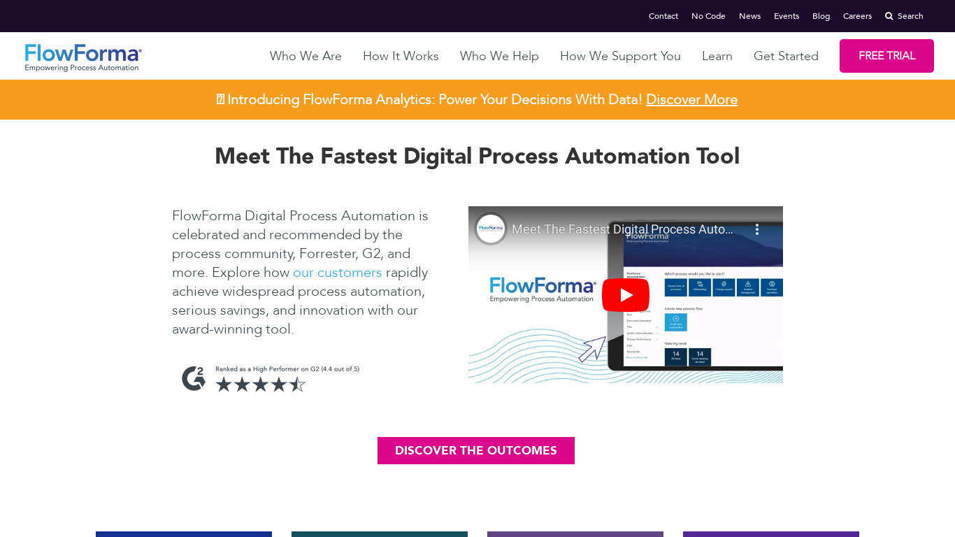 FlowForma Landing page