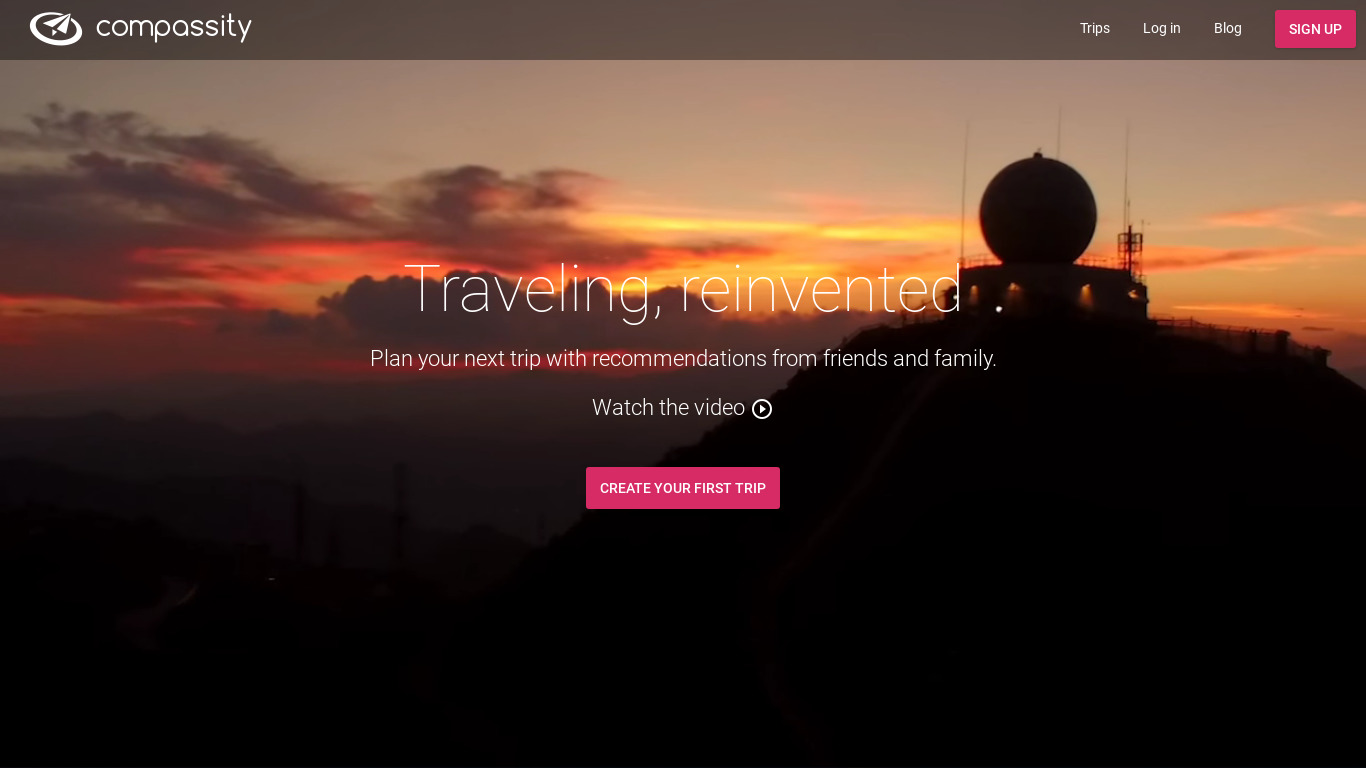 Compassity Landing page