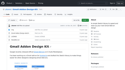 Gmail Add-on Design Kit image