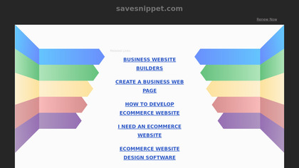 Save Snippet image
