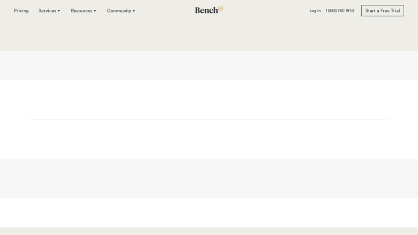 Pulse by Bench Accounting Landing Page