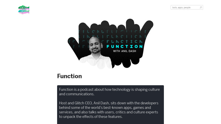Function with Anil Dash Landing Page
