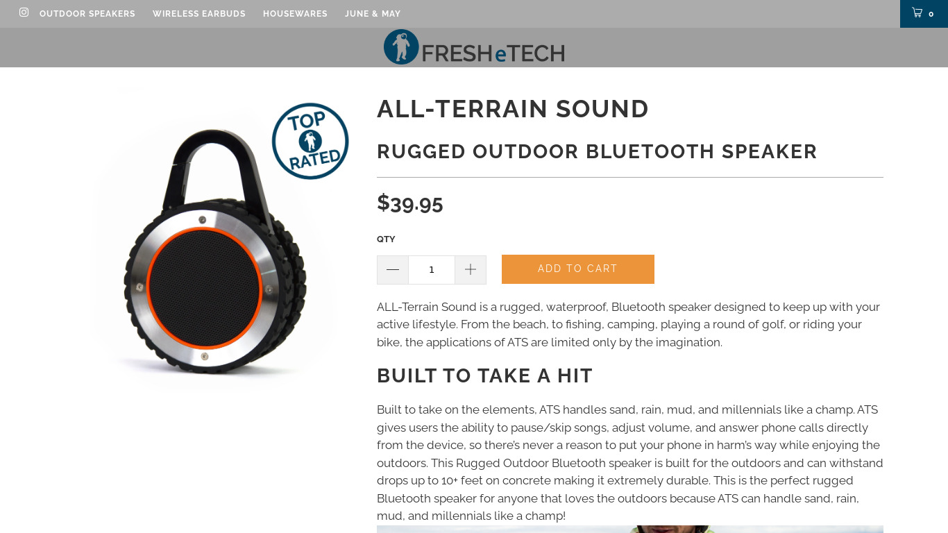 ALL-Terrain Sound Landing page