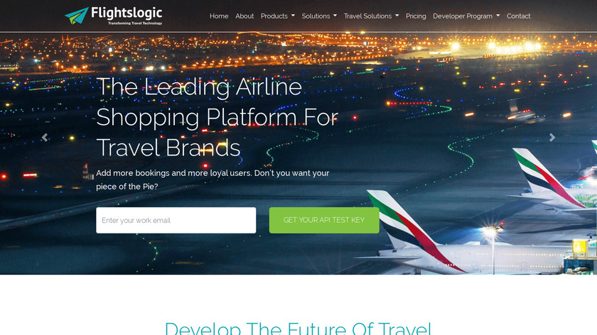 FlightsLogic Landing Page