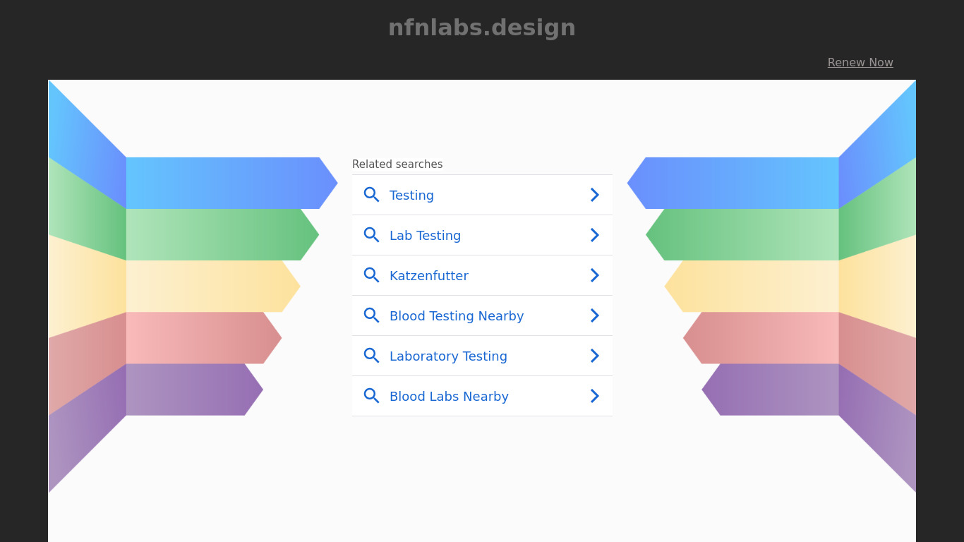 nfnlabs.design Landing page