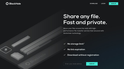 BlackHole File Transfer image