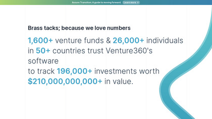 Venture360's Startup Fundraising Tool image
