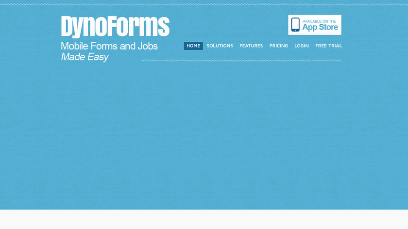 DynoForms Landing Page