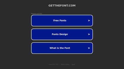 Get The Font image