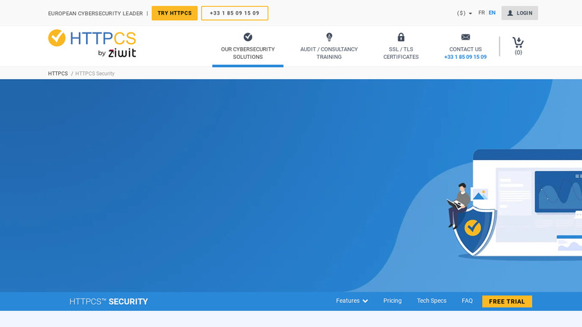 HTTPCS Security Landing Page