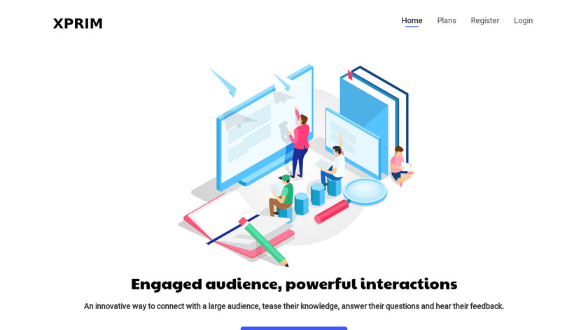 Xprim Landing Page