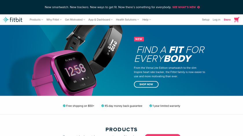 Fitbit Charge Landing Page