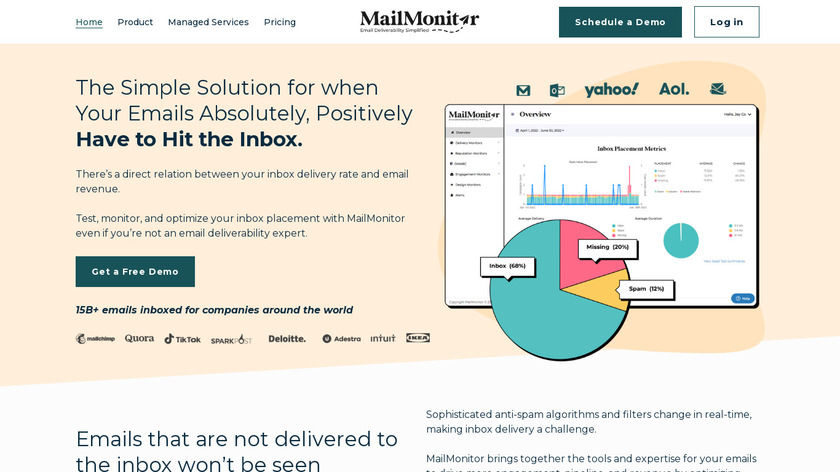 MailMonitor Landing Page