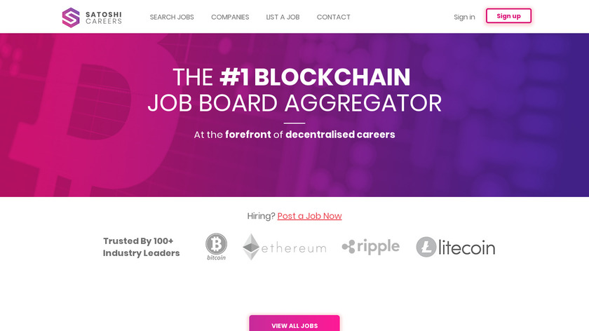 Satoshi Careers Landing Page