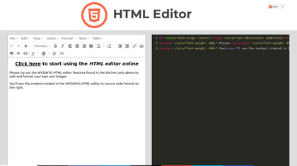 HTML Editor image