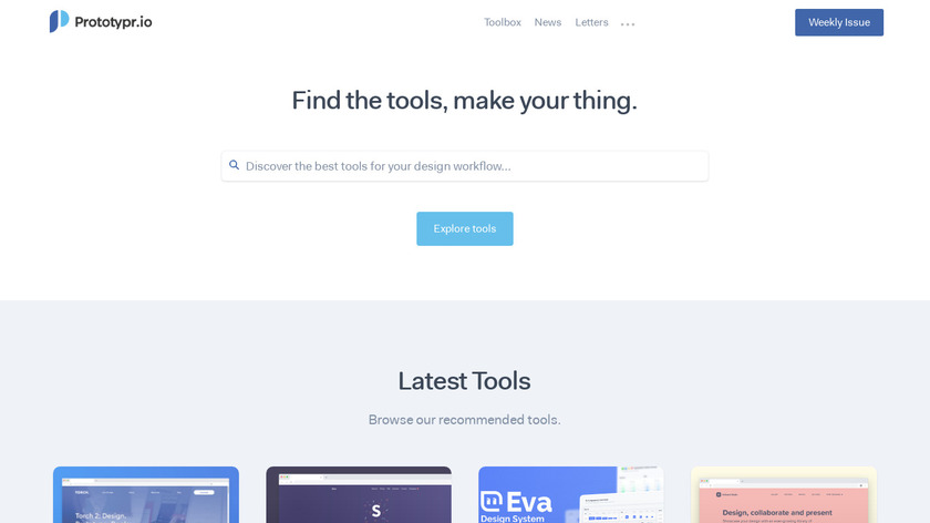Prototypr.io V2 Landing Page