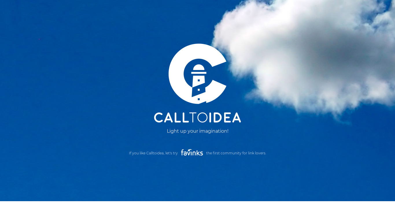 Call to Idea Landing page