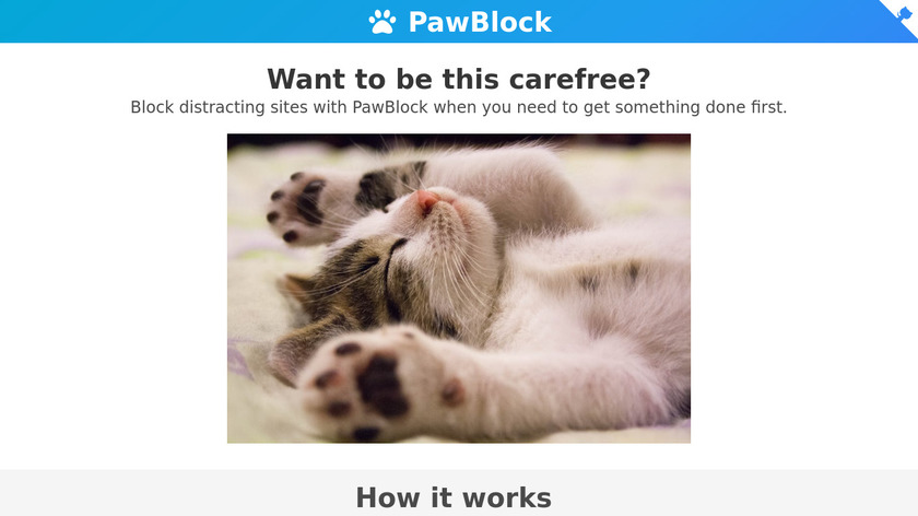 PawBlock Landing Page