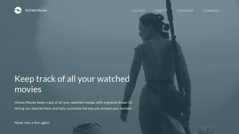 iShows Movies Landing Page