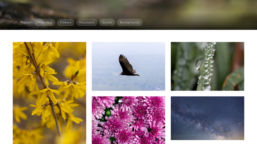 Free Nature Stock Landing Page